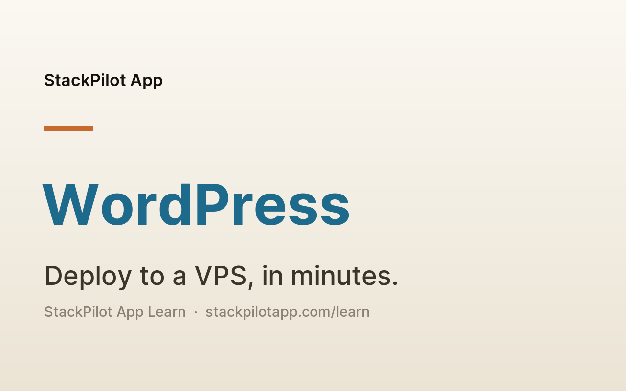 How to Deploy WordPress to a VPS (The Manual LEMP Way, and the Fast Way)